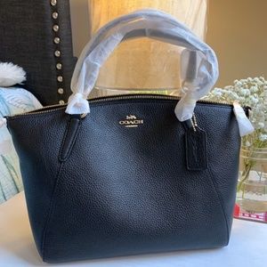 Coach Small Kelsey Satchel In Signature Canvas